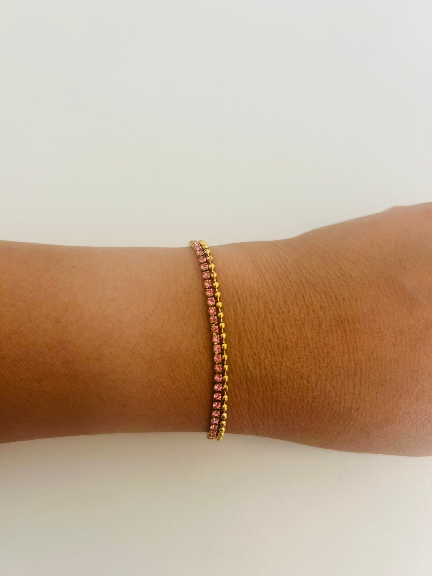 Braselet double pink vibe