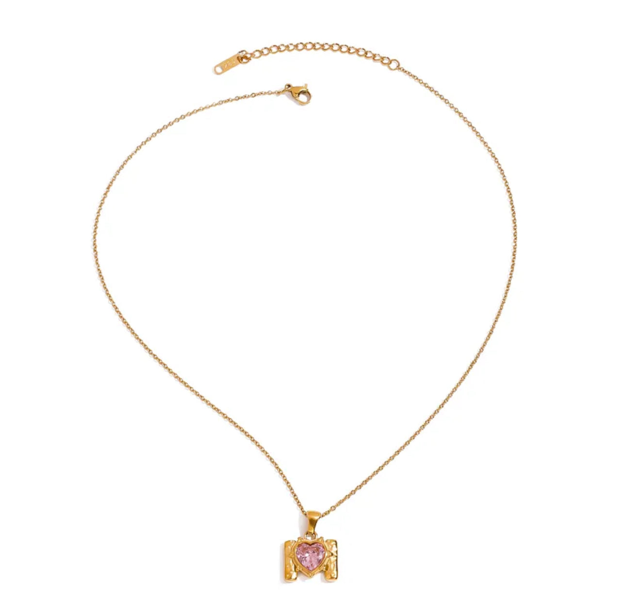 Pink camera necklace